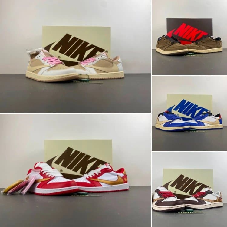 Nike Air Jordan 1 Low OG Travis Scott x Nike 'Cactus Jack' Sneakers [5 styles] | 7779597381