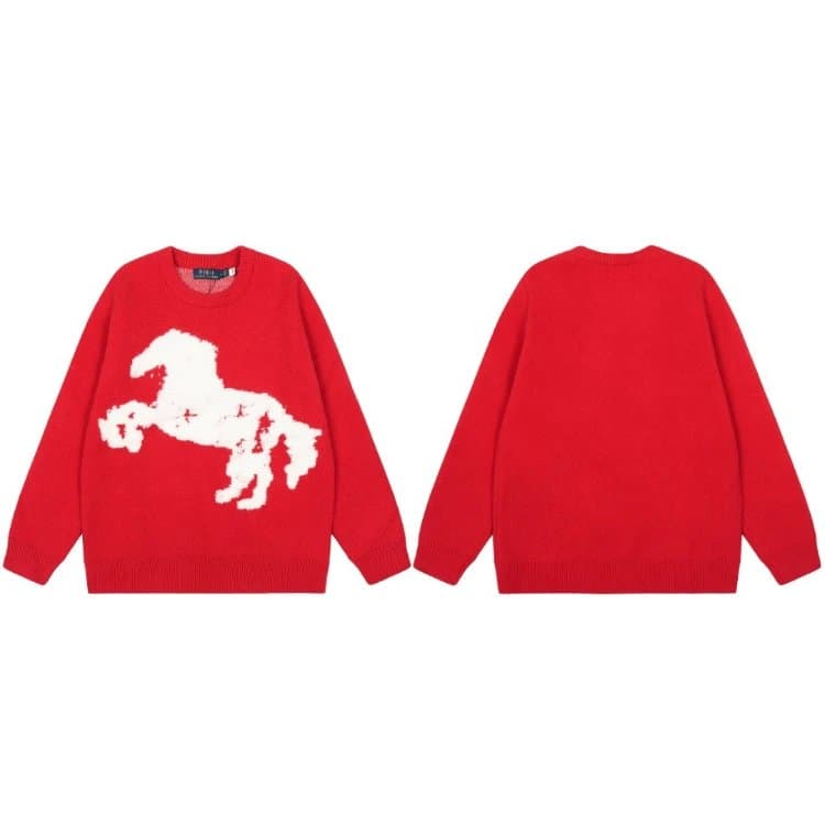 Polo Ralph Lauren Horse Intarsia Knit Sweater | 7754593770